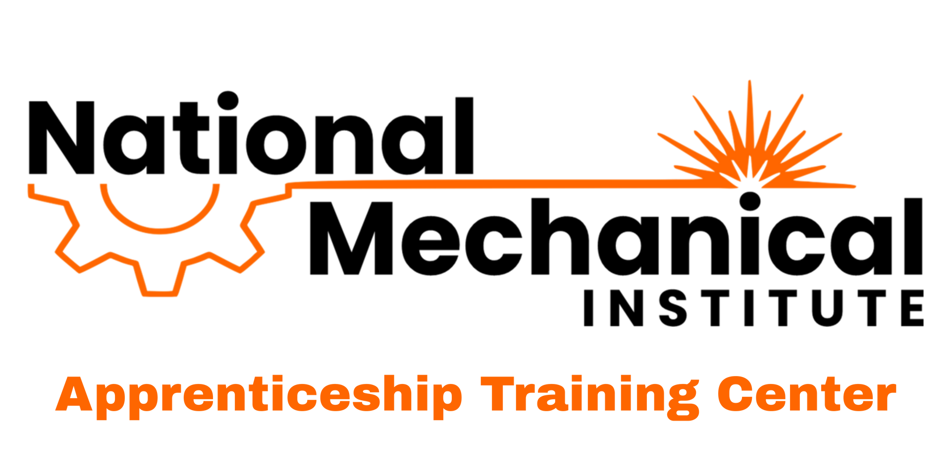 National Mechanical Institute logo with gear icon, sunburst, and text