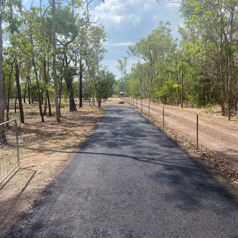 Concrete Road Construction — Rural & Commercial Landscaper in Darwin, NT