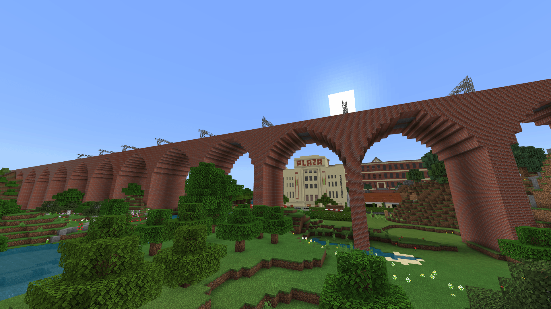 Stockport in TechTruck Minecraft town