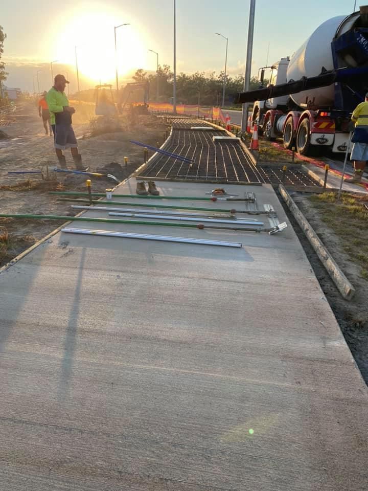 Unfinish Road Concrete — JLM Contracting Services Pty Ltd in Humpty Doo, NT
