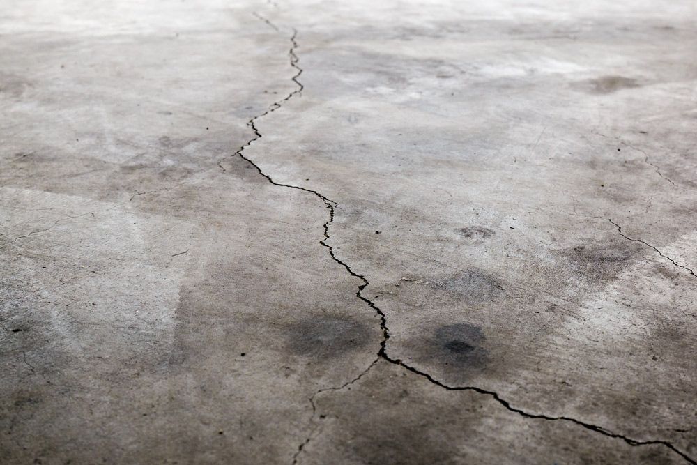 A Concrete Crack In A Darwin Driveway