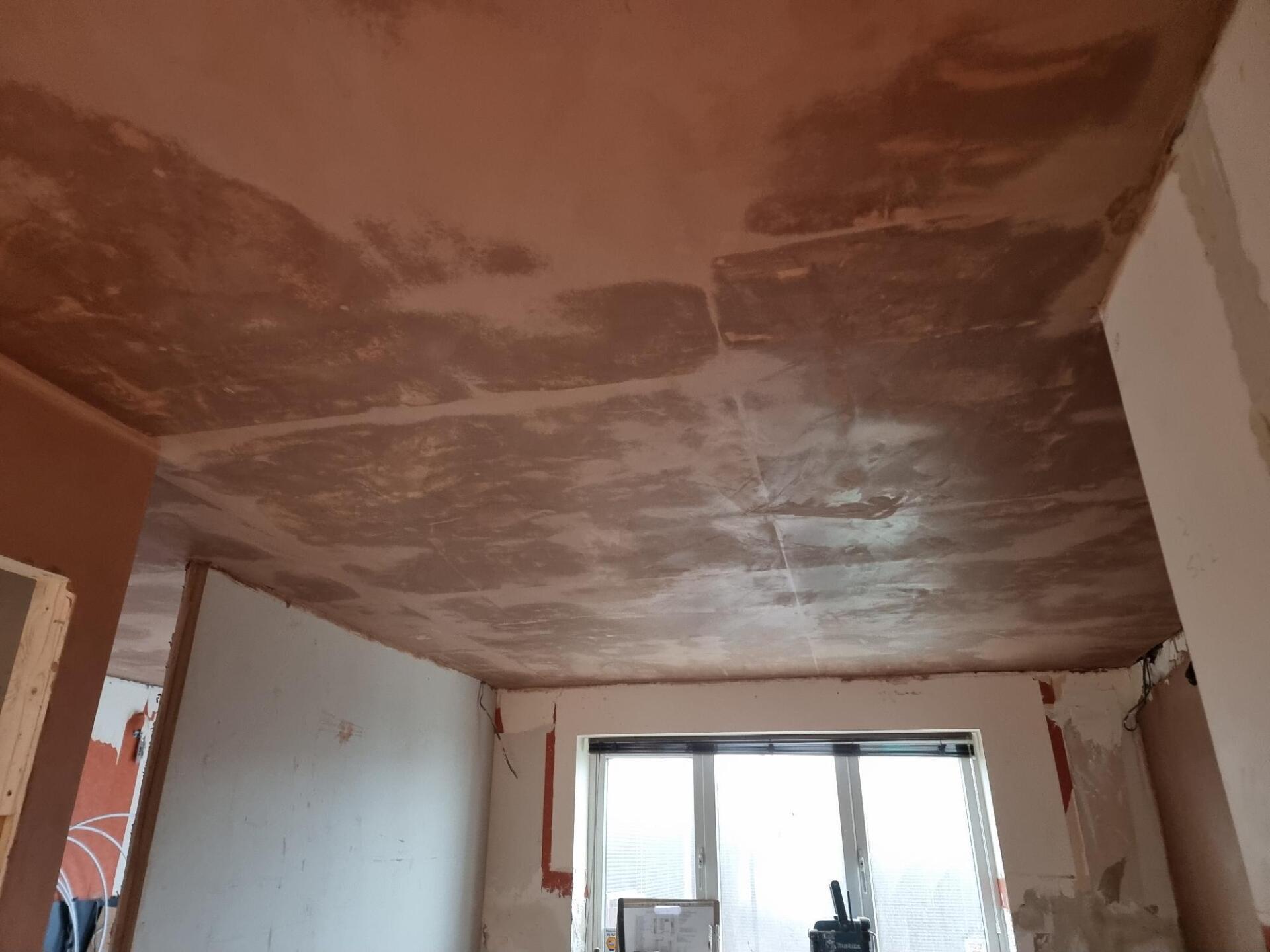 Plastered ceiling in Cannock