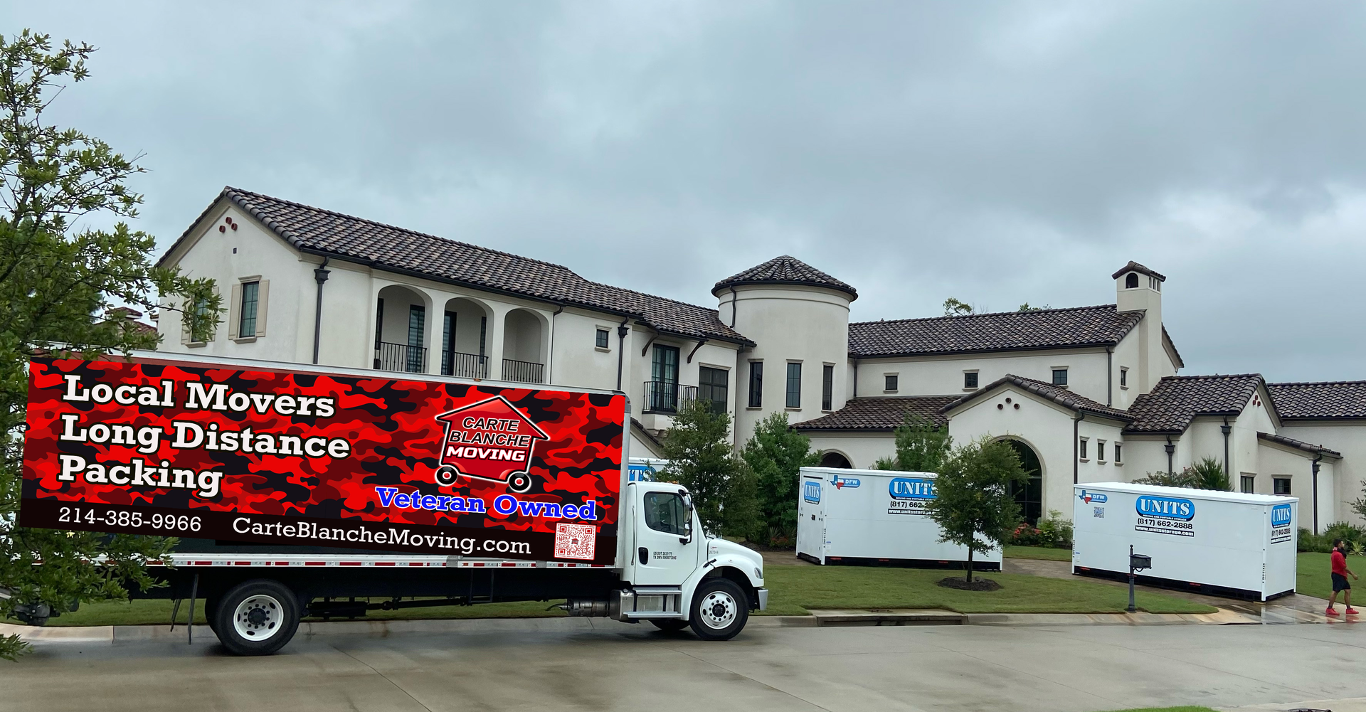 Argyle movers, Flower Mound Movers truck