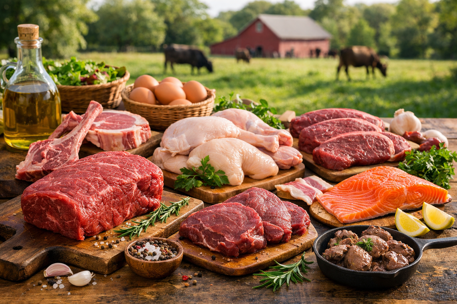  Grass-fed beef from local farm near Aurora Illinois