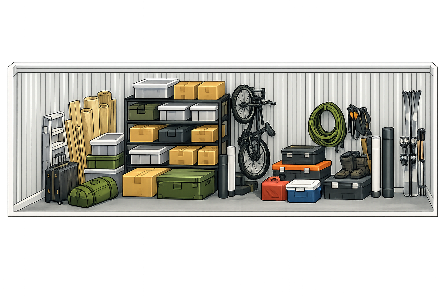 14x21 storage unit illustration