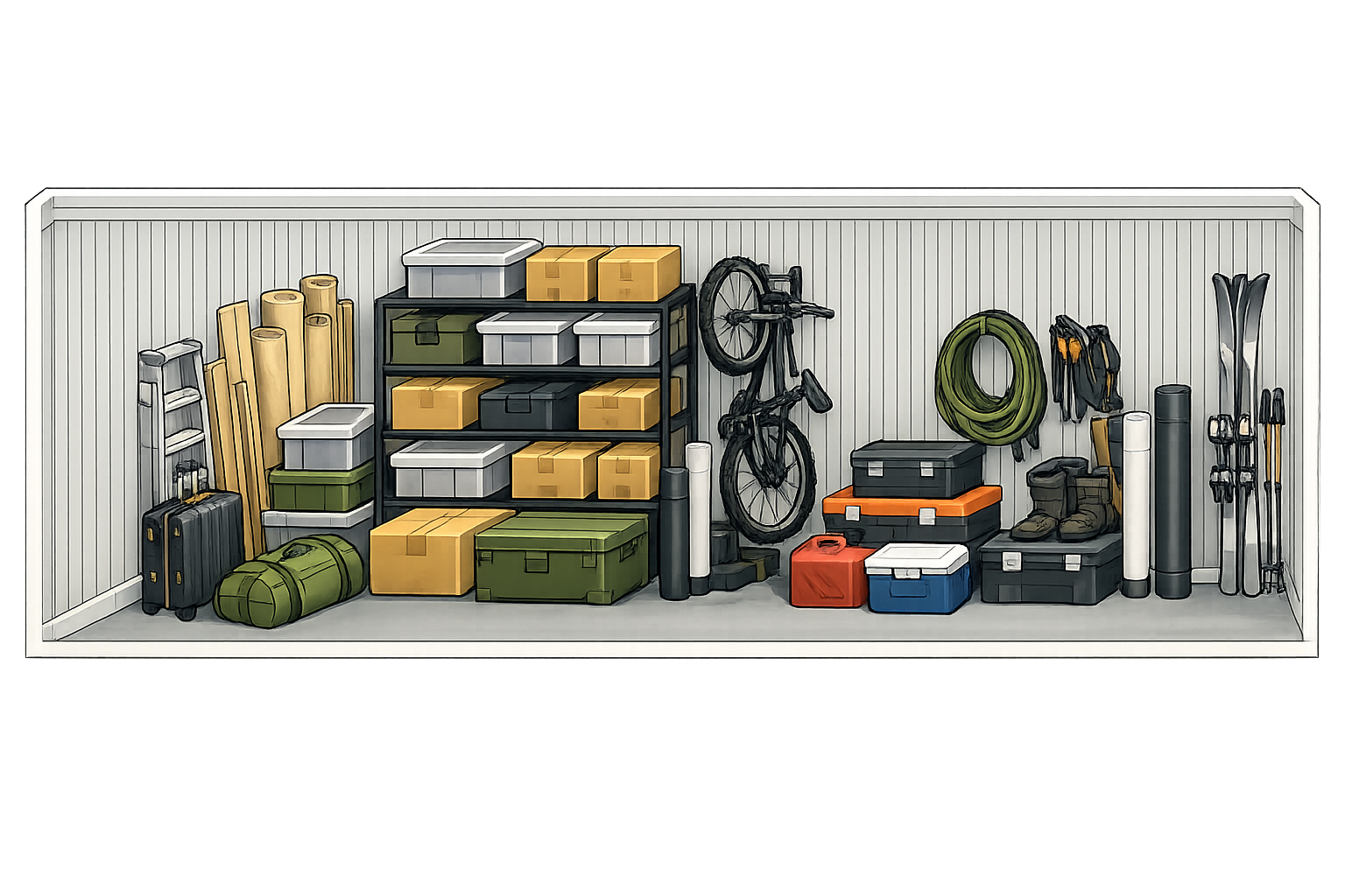 14x8 storage unit illustration