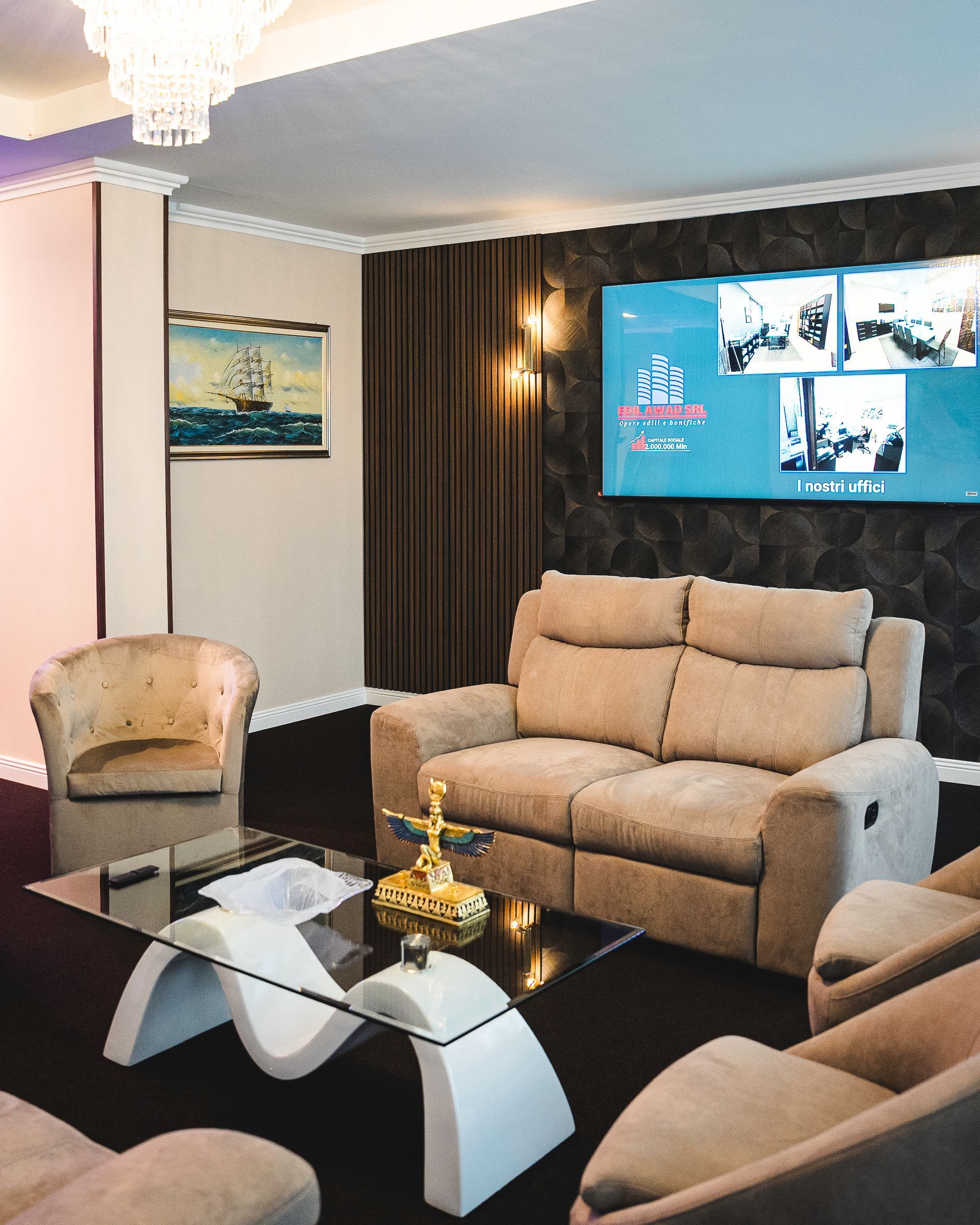 ufficio interno di Edil Awad a Milano