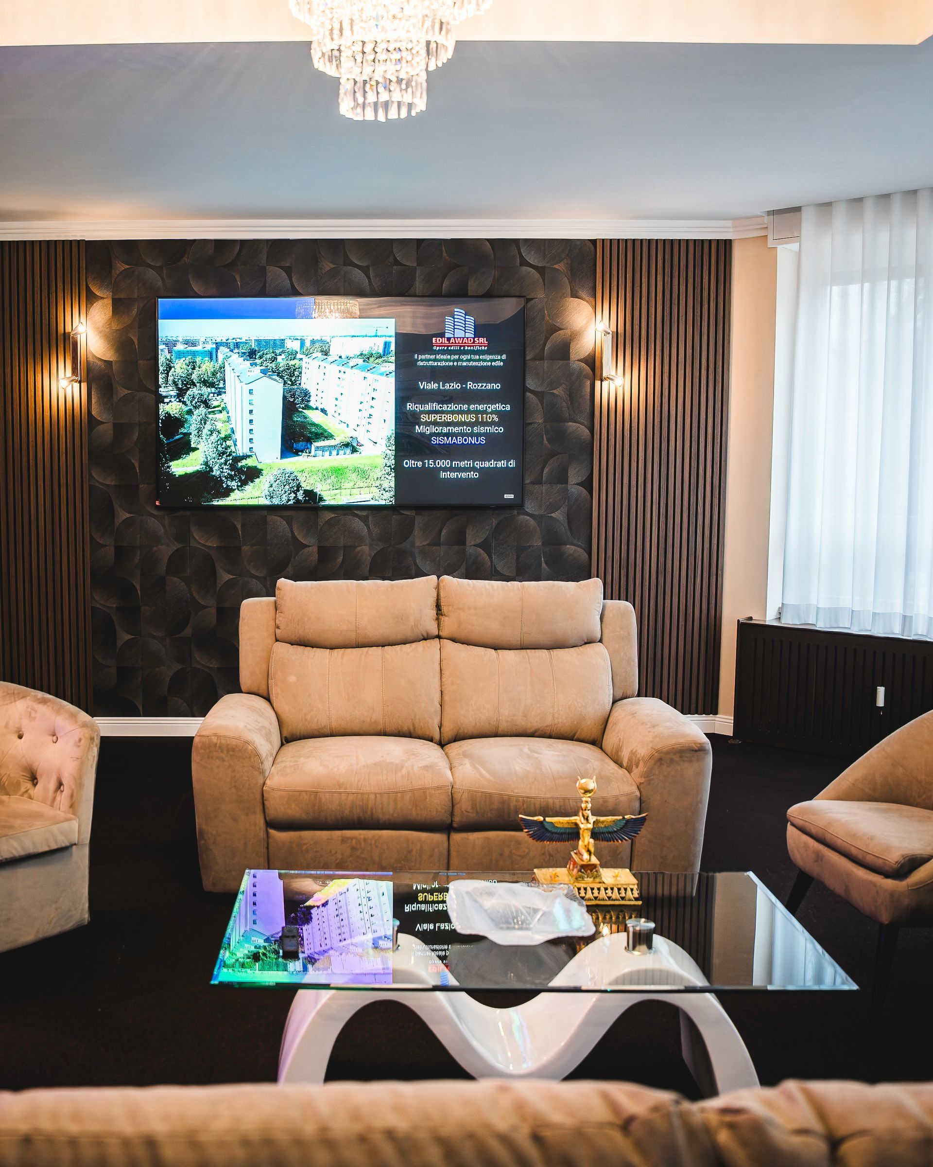ufficio interno di Edil Awad a Milano