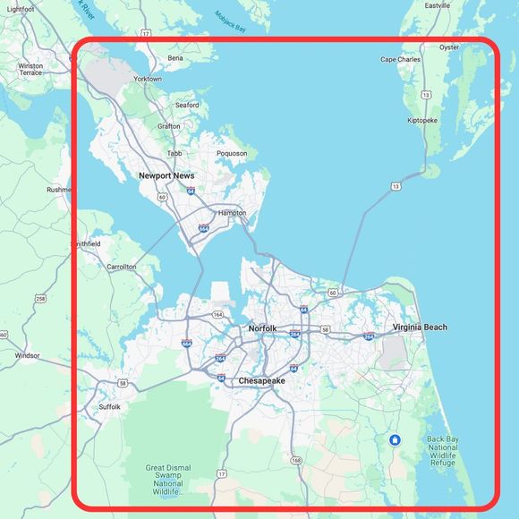 Areas we Service Map