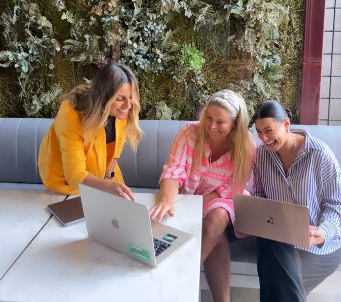 Team collaboration session during talentX workshop