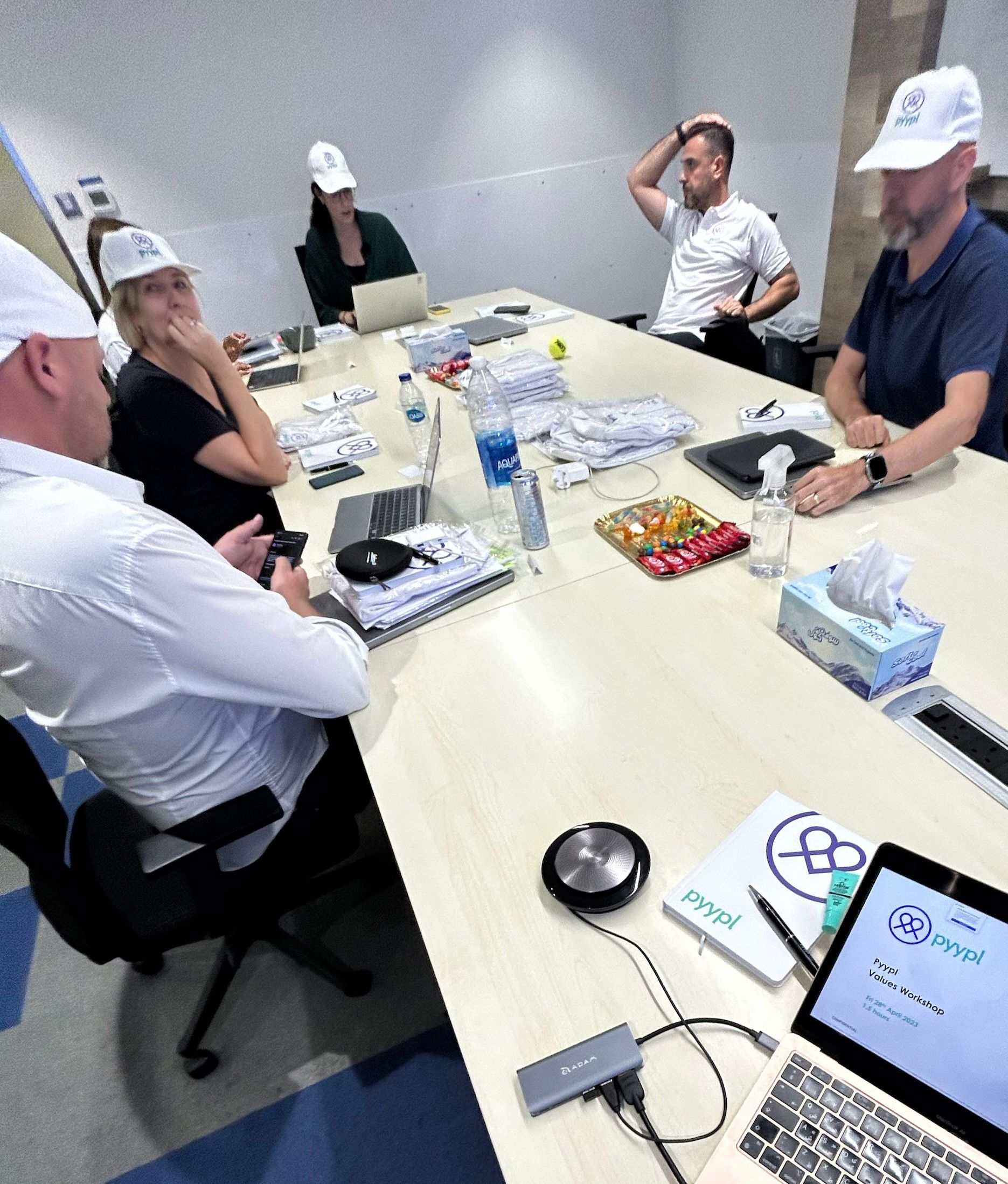 Values workshop with leadership team