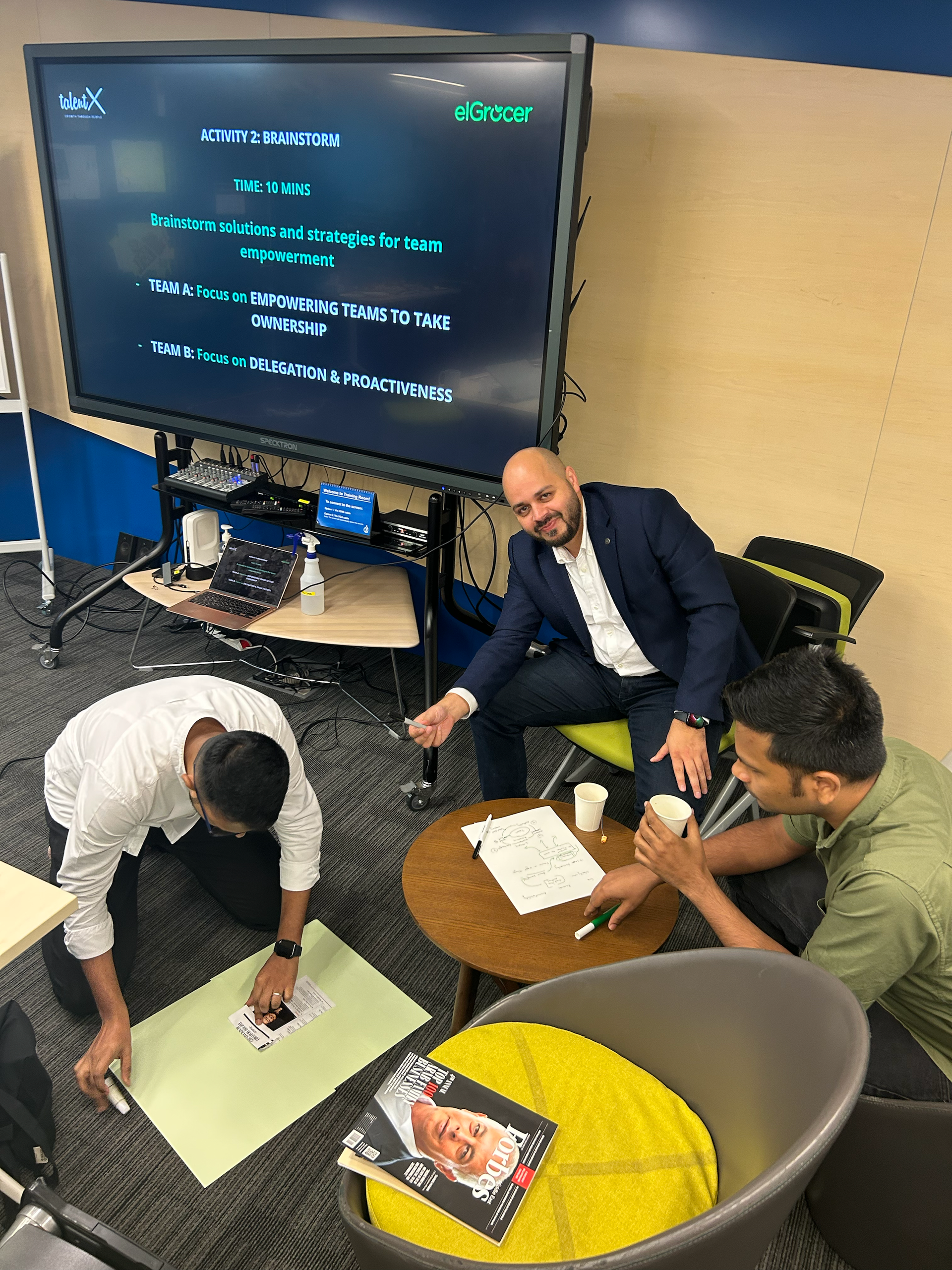 Leadership and manager essentials workshop focused on team empowerment and accountability