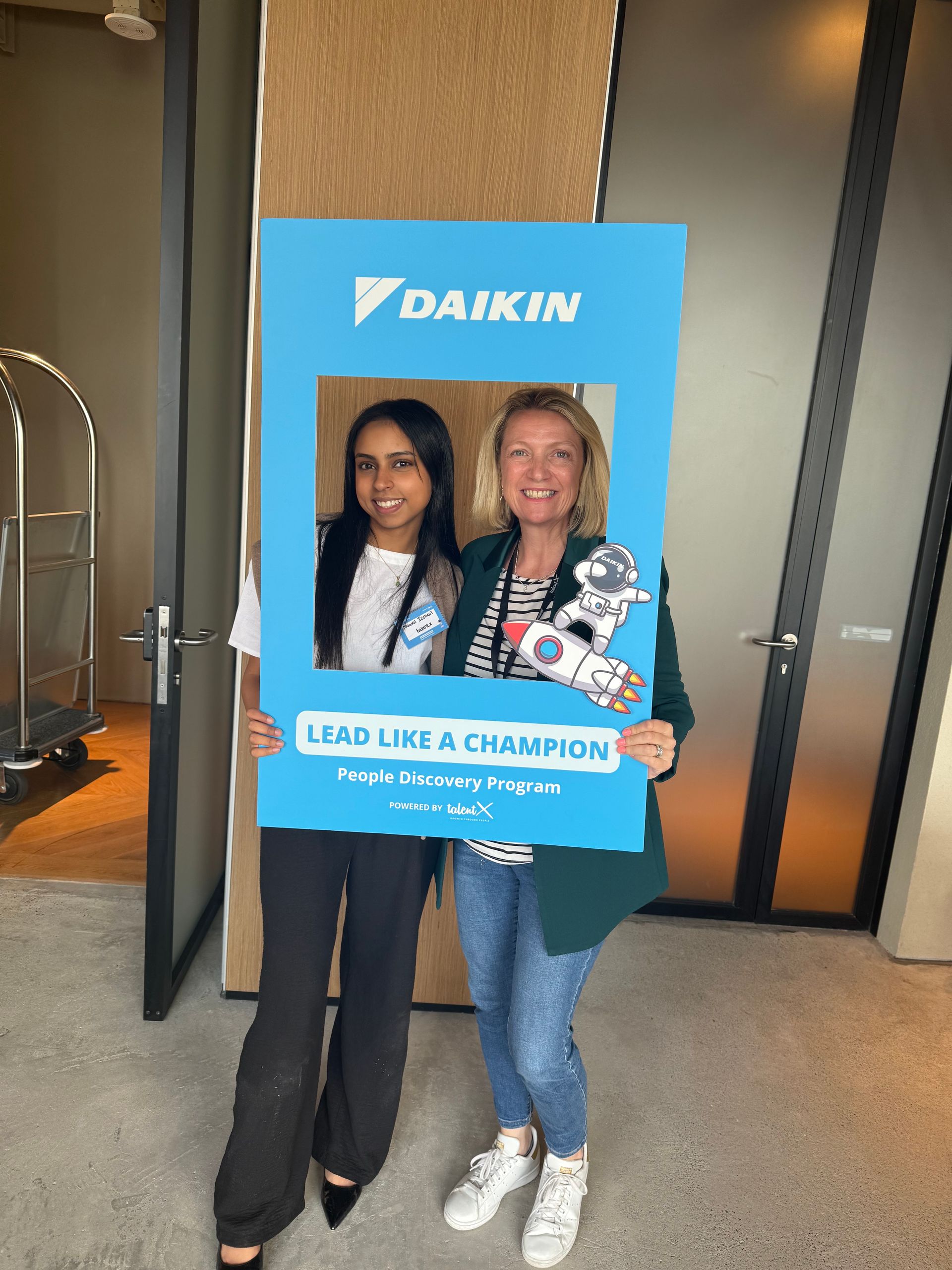 Leadership development participants at talentX corporate capability program with Daikin