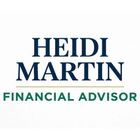 Heidi Martin Financial Advisor logo in navy and green text on a white background