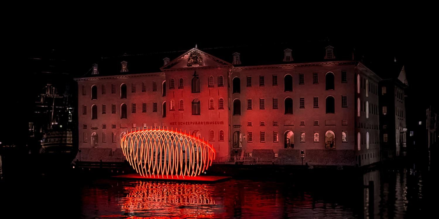 Amsterdam light festival canal tour