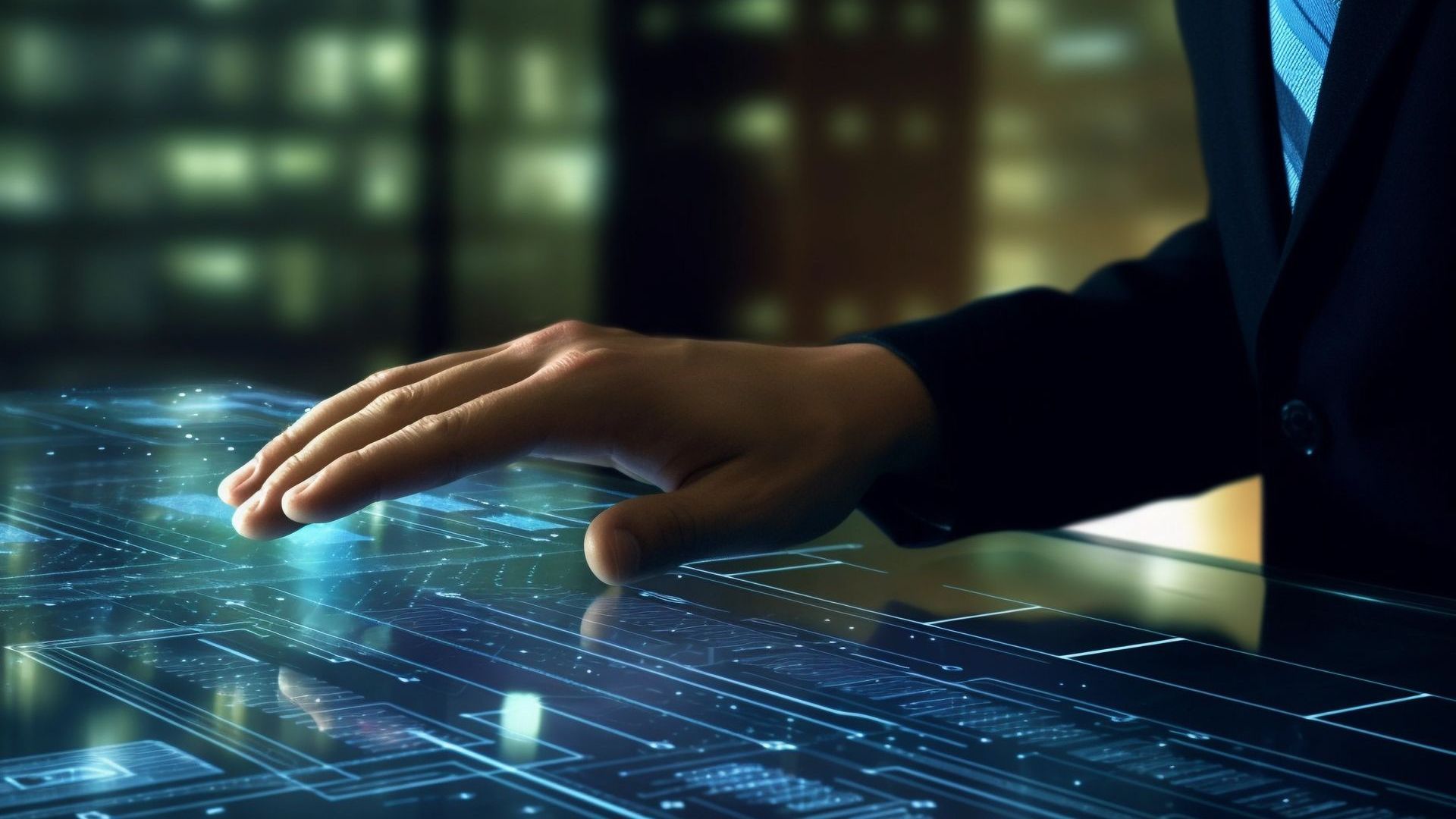 image of person entering data into a computer