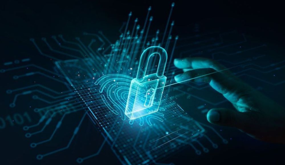 image of a person attempting to access locked files