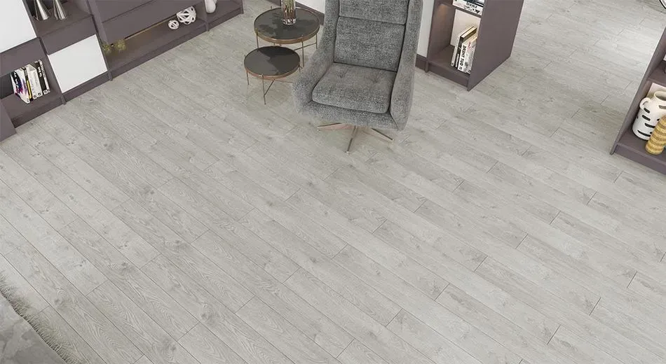 A living room with a wooden floor and a chair.