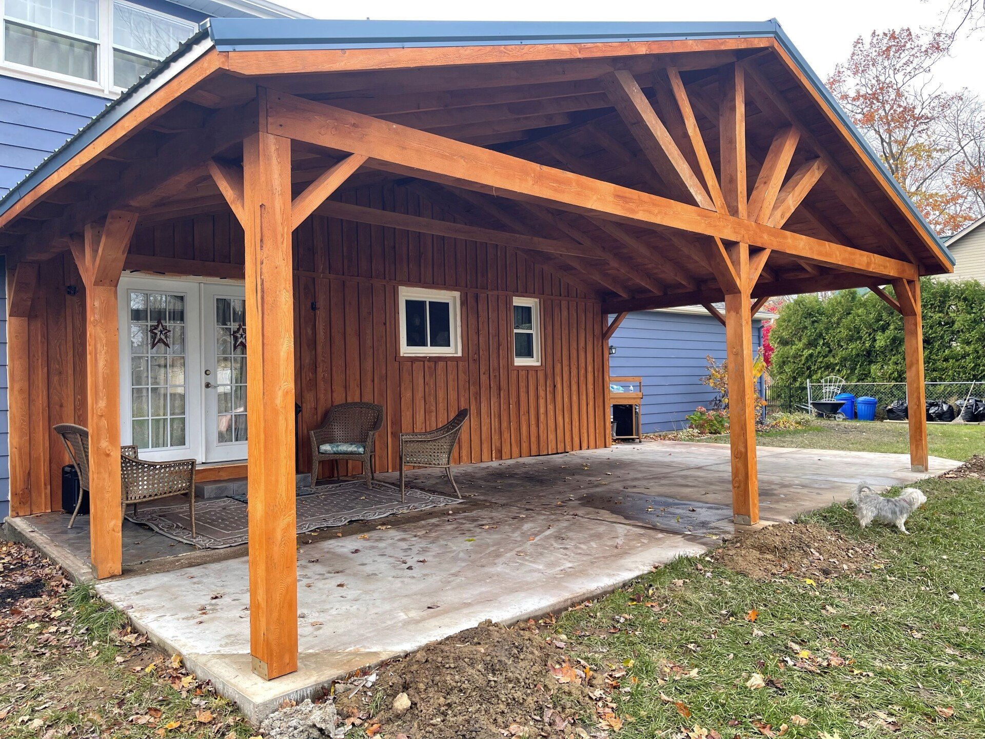 Timber Ridge Pavilion Construction Erie, PA Amish Sheds for Less