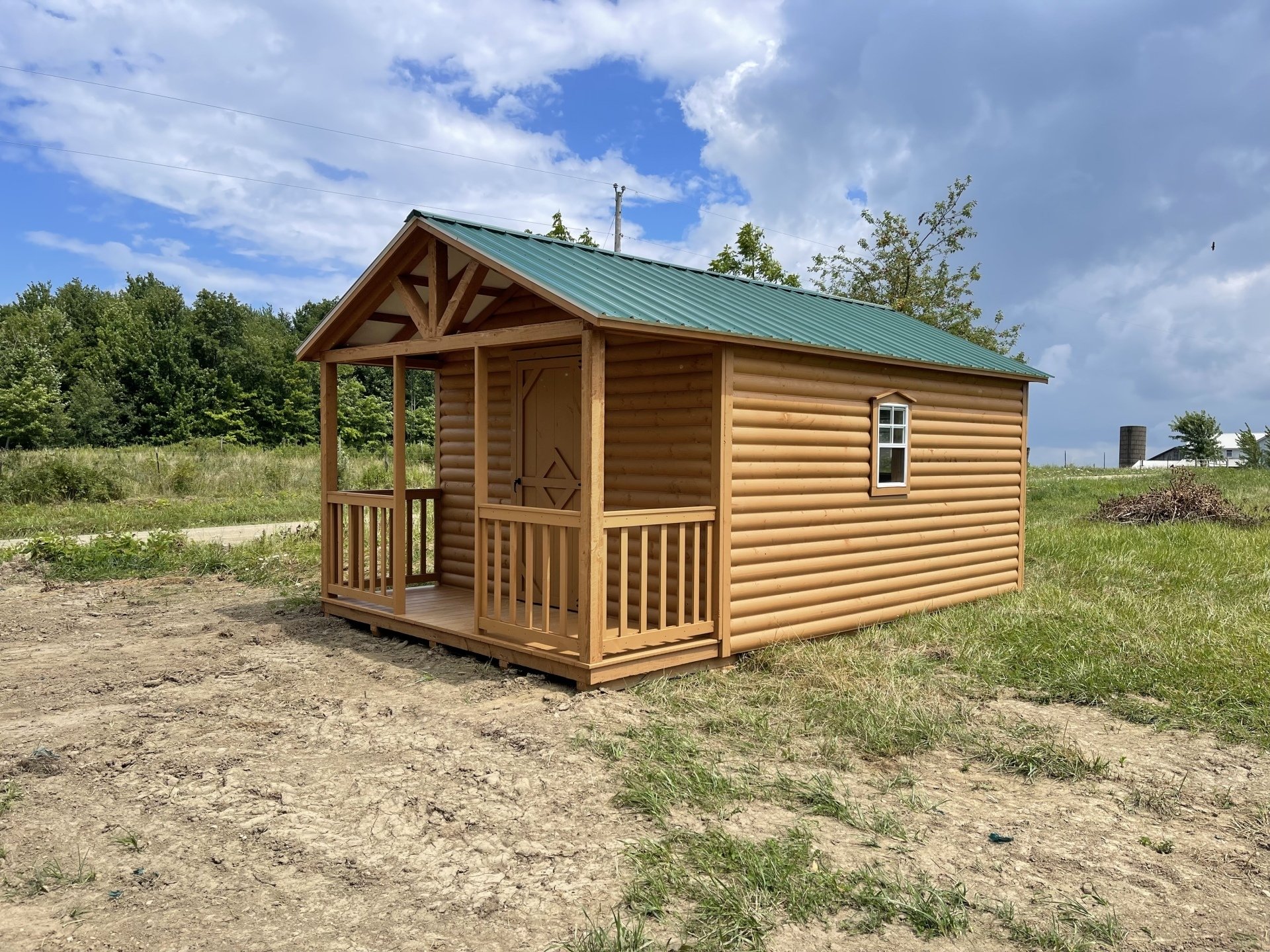 Log Cabin Construction Erie, PA Amish Sheds for Less