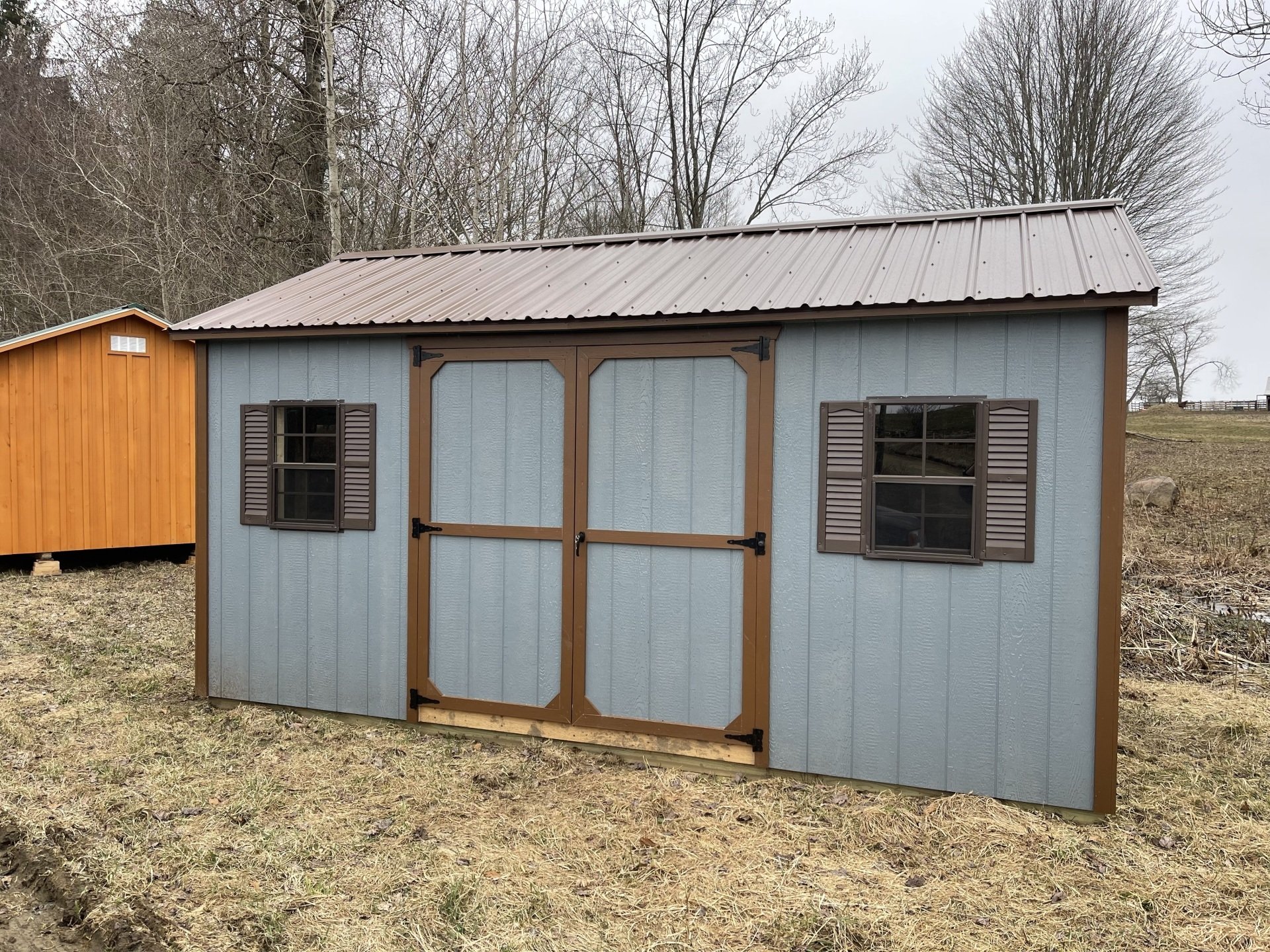 Log Cabin Construction Erie, PA Amish Sheds for Less