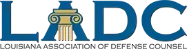 The logo for the louisiana association of defense counsel