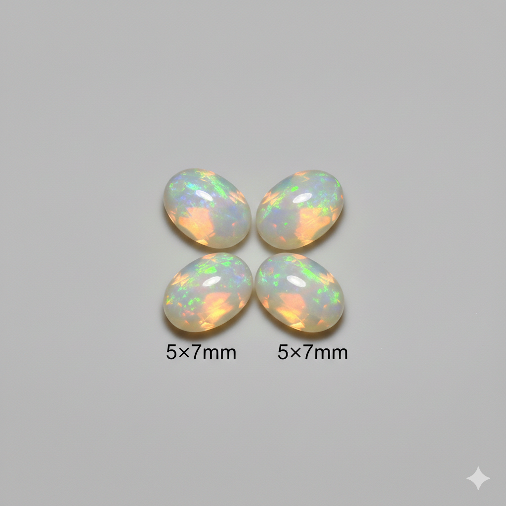Ethiopian Welo Opal – Calibrated Oval Cut Collection