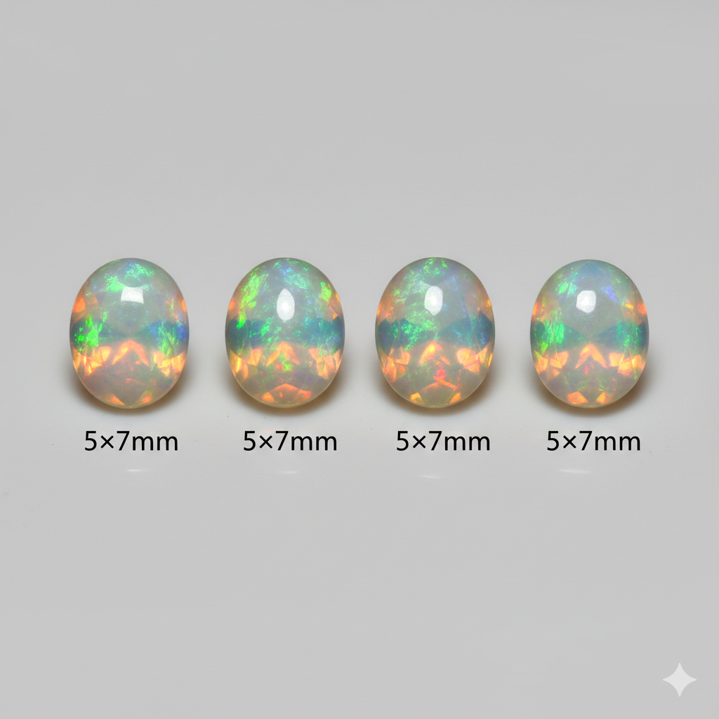 Ethiopian Welo Opal – Calibrated Oval Cut Collection