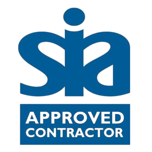 The Security Industry Authority (SIA) Approved Contractor logo in dark grey on a white background.