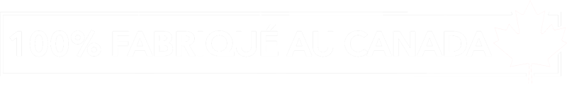 Logo 100% fabriqué au Canada