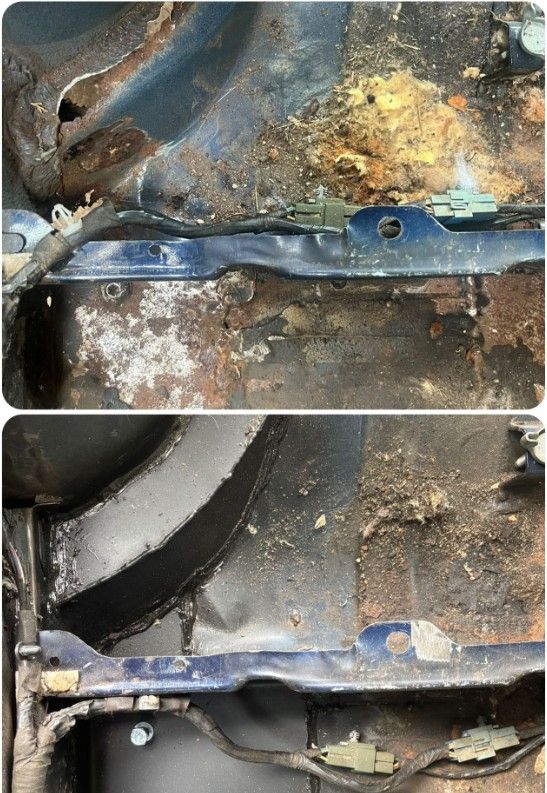 car welding in Nottingham - before and after