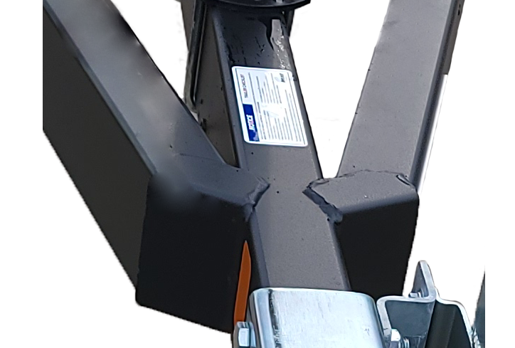 boat trailer tongue welded