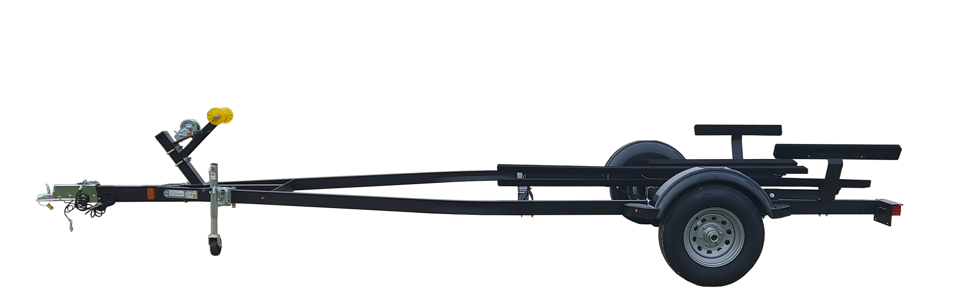 yacht club boat trailer with load guide