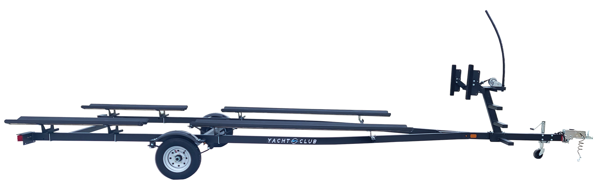 single axle pontoon trailer