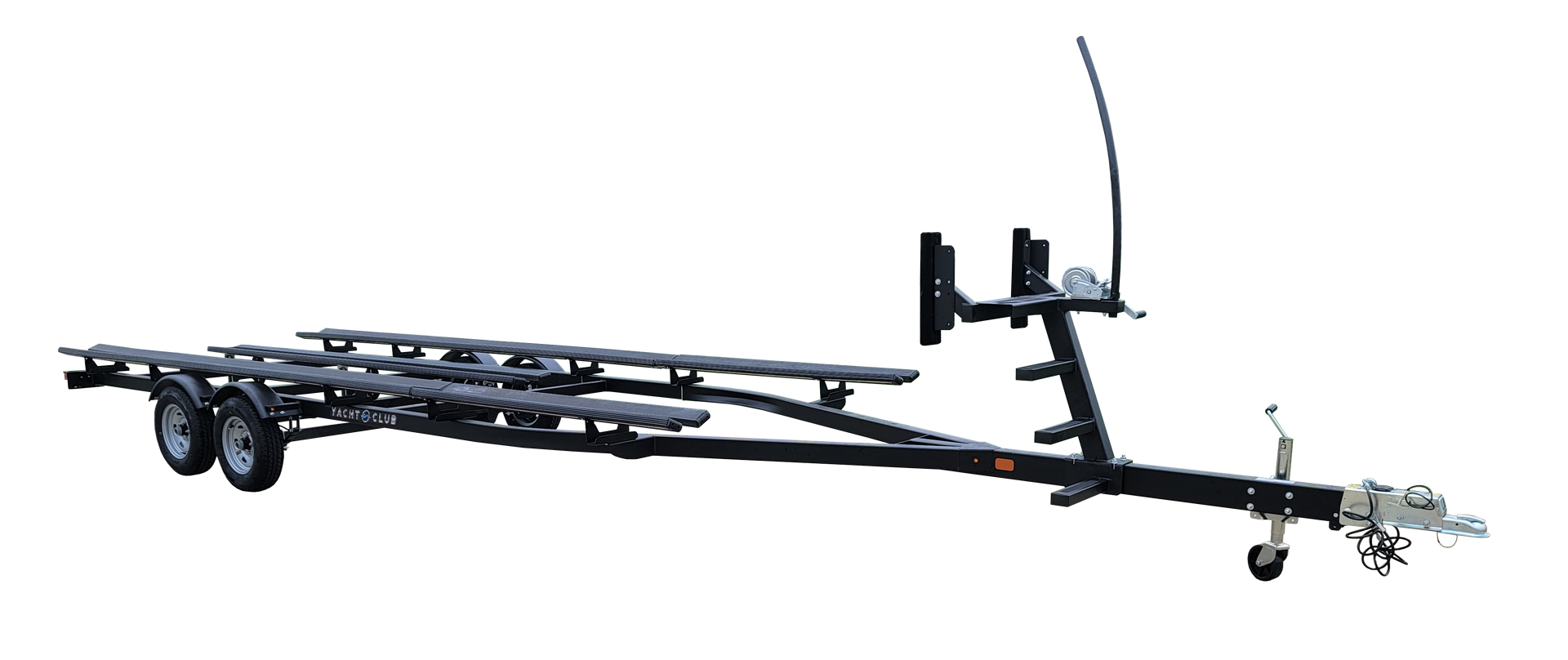 single axle pontoon trailer
