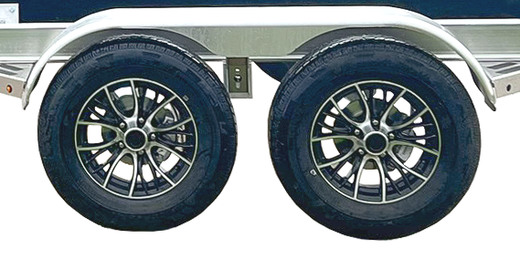 aluminum wheel infused center cap