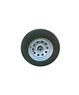 modular trailer wheel and tire