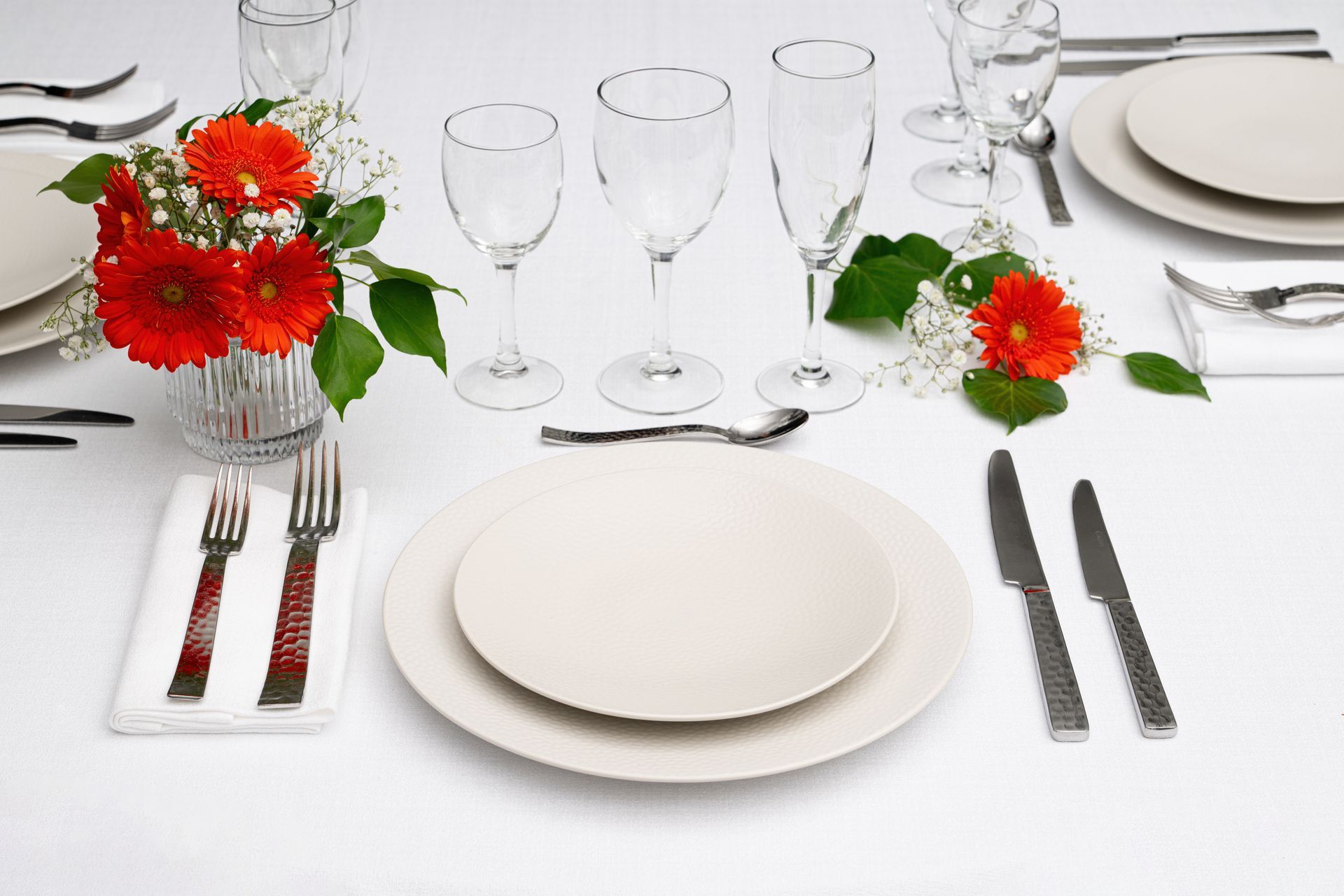 Assiettes Opaline