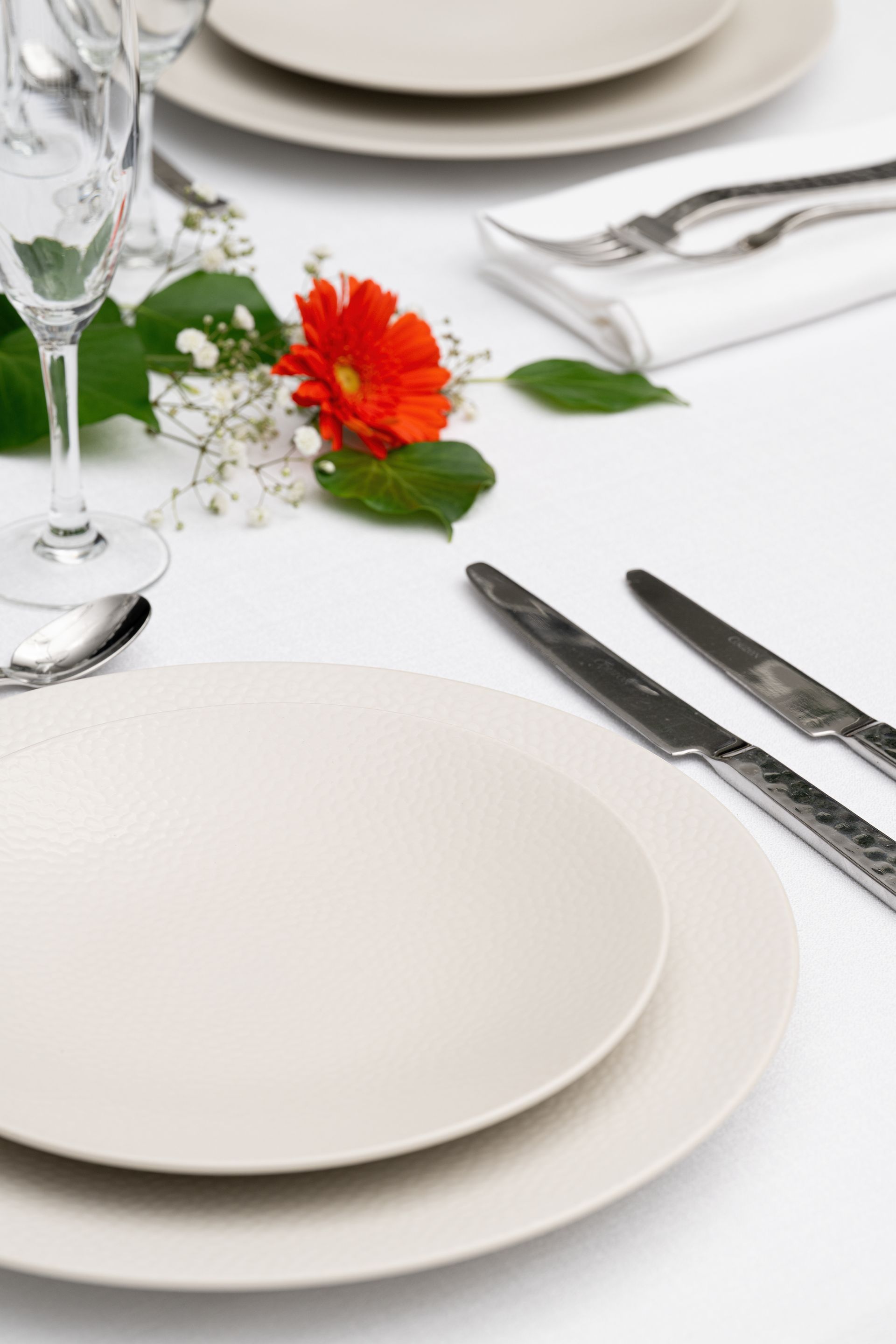 Assiettes Opaline