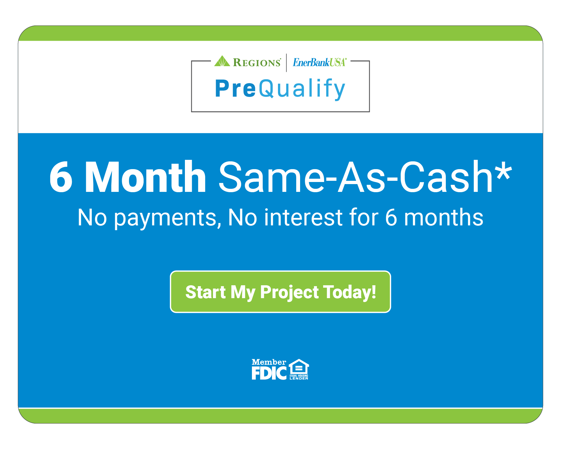 12 MONTH SAME AS CASH