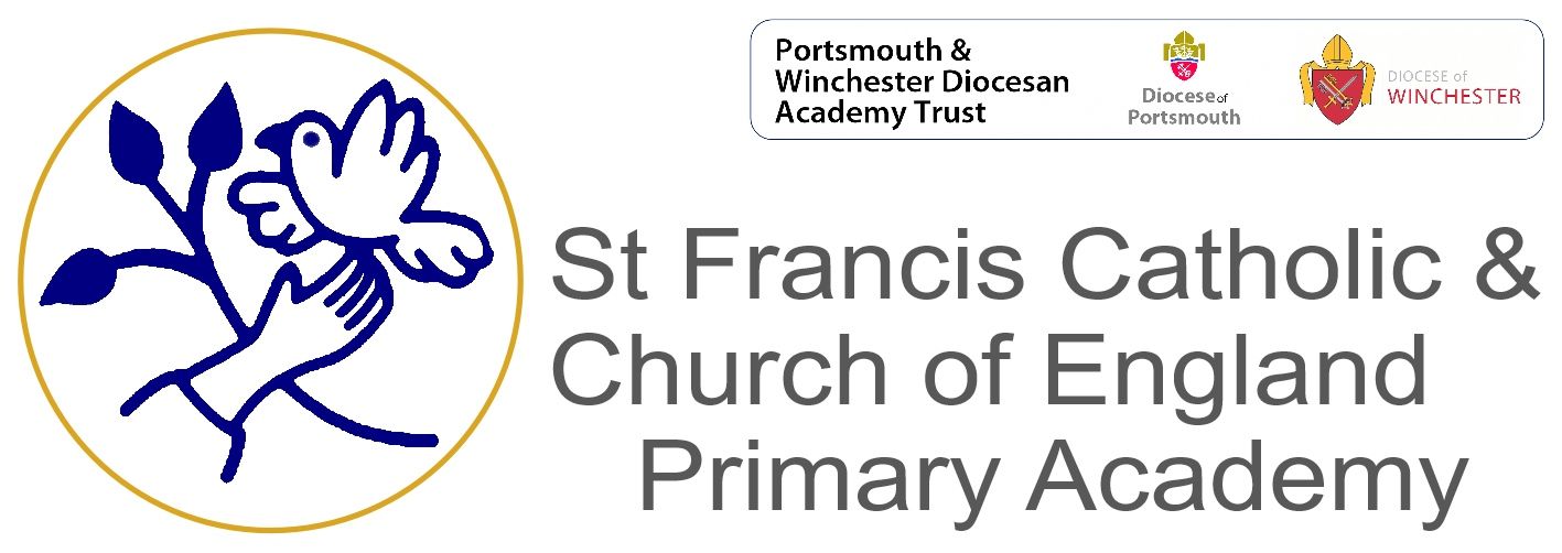 The logo for st francis catholic & church of england primary academy