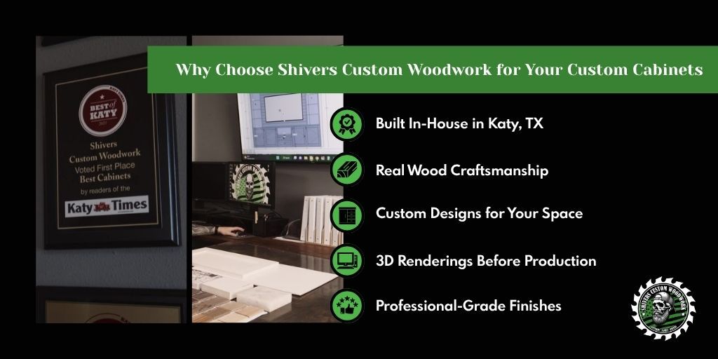 Why Choose Shivers Custom Woodwork for Your Custom Cabinets