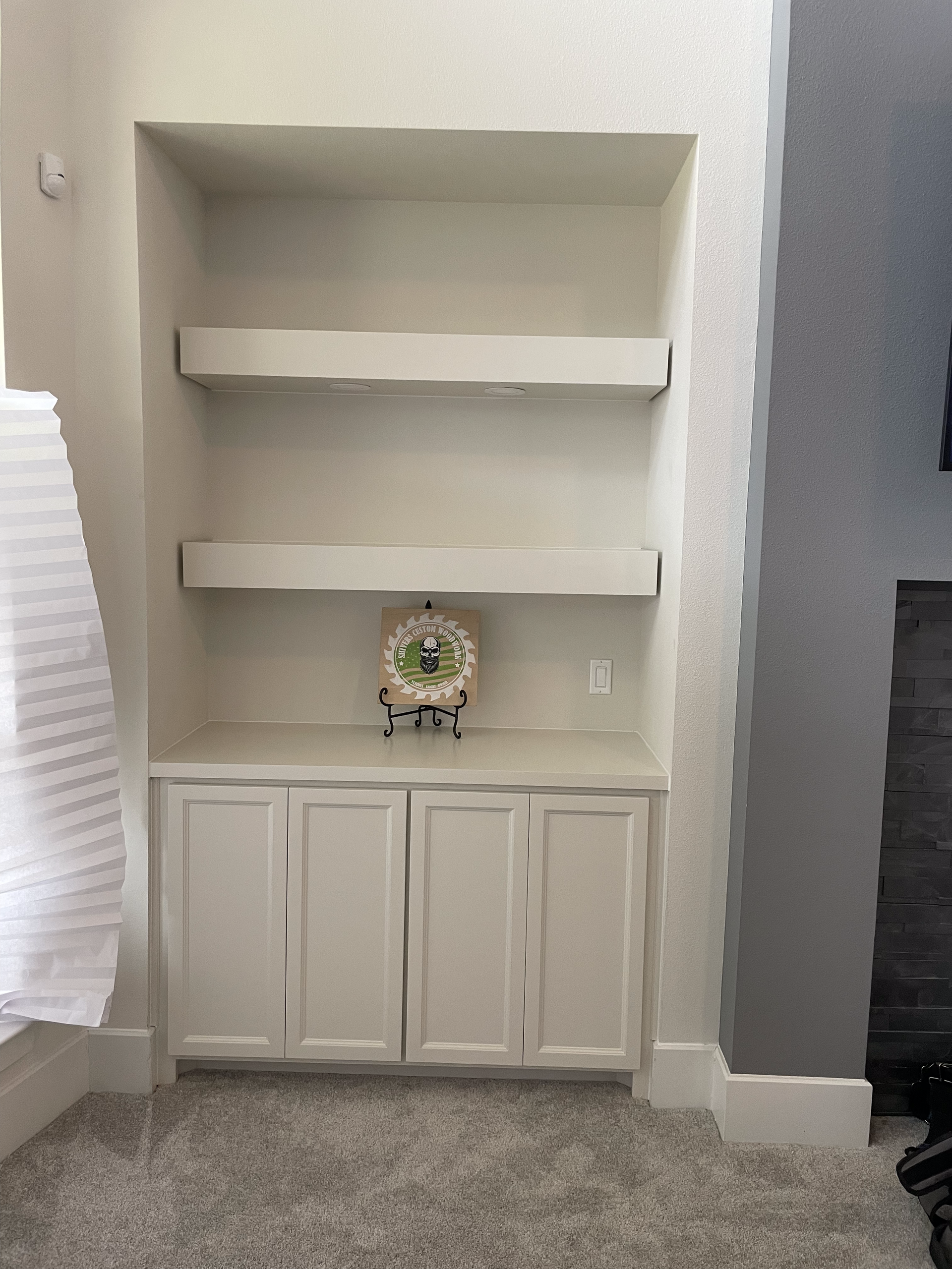 Custom Living Room Builtin Katy Texas
