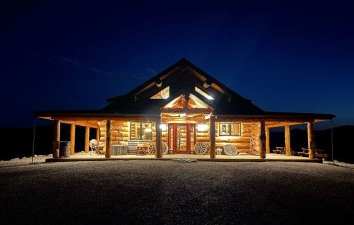ElkView Oupost at night