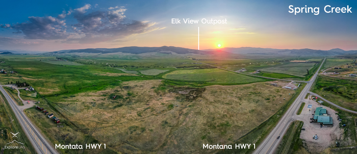 Philipsburg and ElkView arial photo