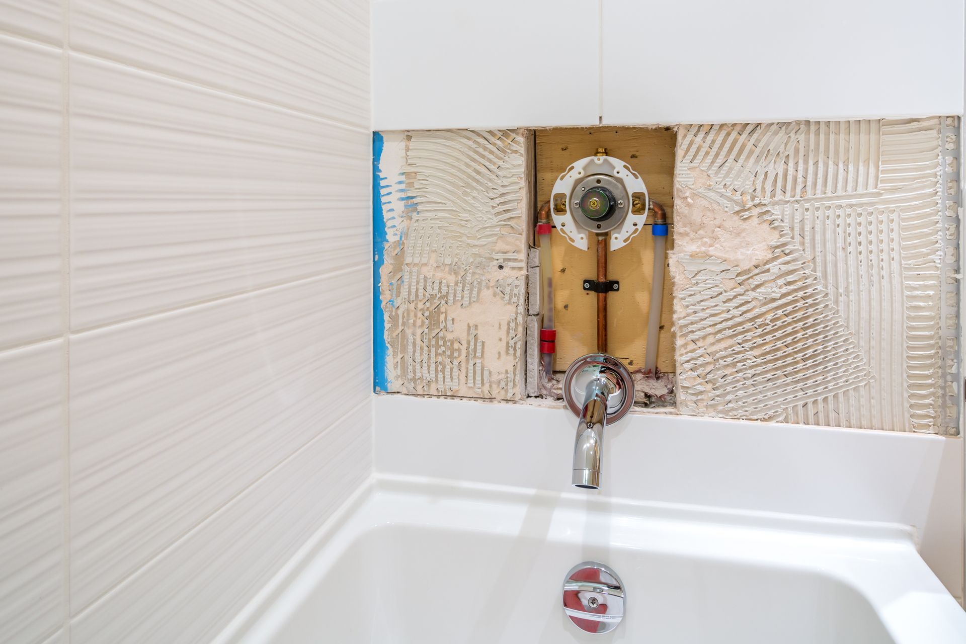 A Bathroom With A Hole In The Wall And A Faucet | Clinton Township, MI | Touch of Class Cleaning A Bathroom With A Hole In The Wall And A Faucet | Clinton Township, MI | Touch of Class Cleaning