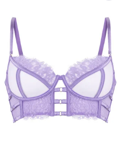 Non-padded longline underwire bra Lila
