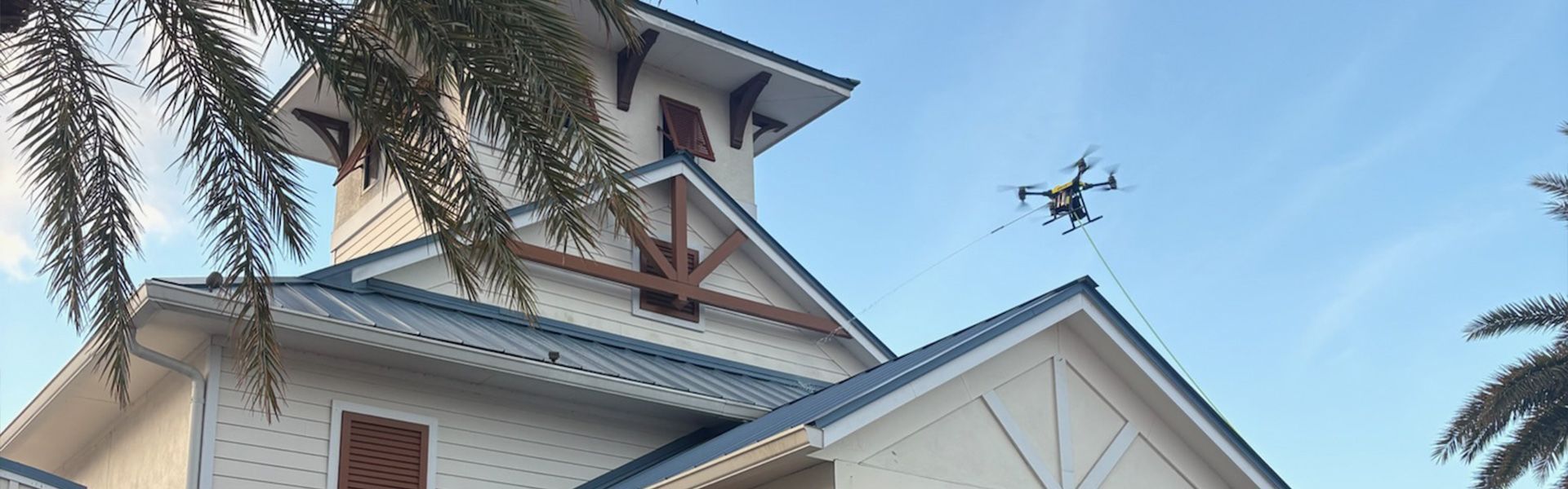 Drone pressure wash