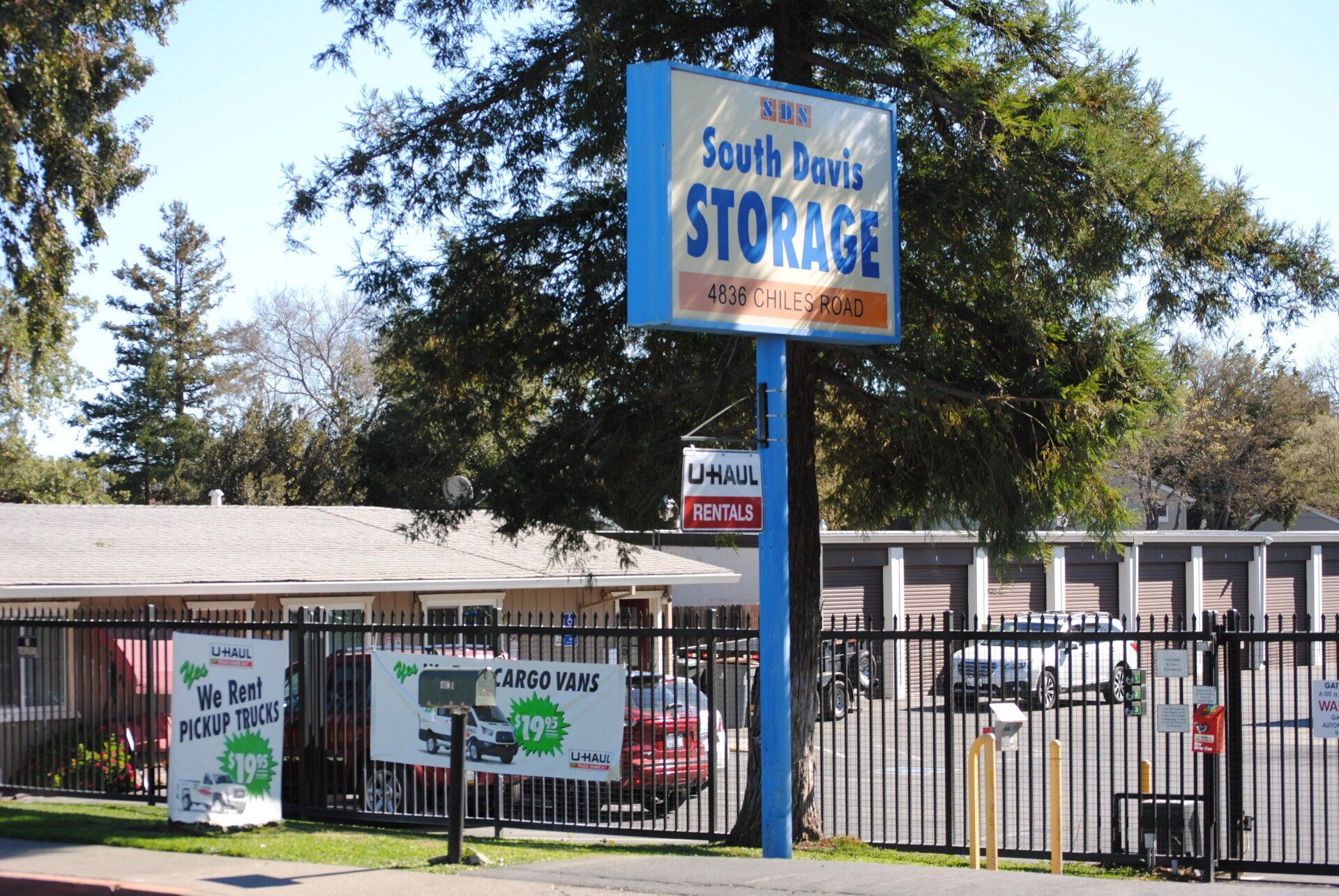 Exterior of South Davis Storage