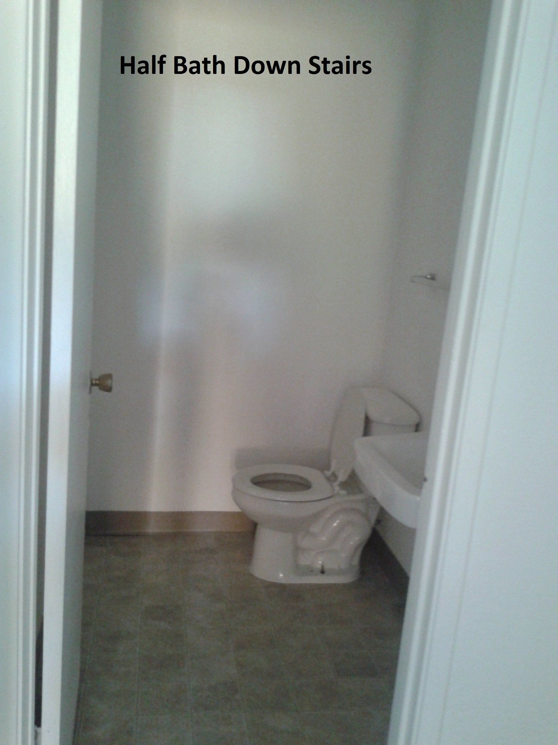 Half bath downstairs
